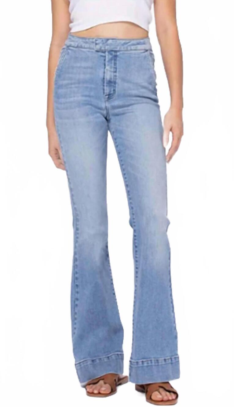 NEW HIDDEN women's happi jean in light wash